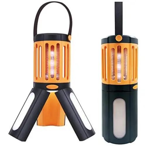 Lampe Camping Électrique Bug Zapper 2 en 1, Lampe Tue Moustiques LED, Lampe de Tente avec Trépied, Portable, Compact, Équipement de Camping, Piège UV pour Intérieur et Extérieur (IP67 Étanche) Lampe Camping Électrique Bug Zapper 2 en 1, Lampe Tue Moustiques LED, Lampe de Tente avec Trépied, Portable, Compact, Équipement de Camping, Piège UV pour Intérieur et Extérieur (IP67 Étanche)