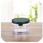 Plastic sealed cans bottle transparent storage tank with lid seasoning jar kitchen grain cereals snack storage box mx6201053,570ml-green