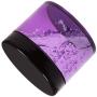 Beauticom 2 oz. (60g /60ML) (Quantity: 36 Packs) Thick Wall Round Leak Proof PURPLE CLEAR Acrylic Jars with BLACK Lids for Beauty, Cream, Cosmetics, Salves, Scrubs