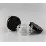 50PCS Transparent Plastic Travel Cosmetic Sample Vial Packing Bottles with Black Screw Cap-Empty Jars Small Round Holder Face Cream Lip Balm Lotion Storage Container Jar Pot DIY Beauty Tool (5G) 50PCS Transparent Plastic Travel Cosmetic Sample Vial Packing Bottles with Black Screw Cap-Empty Jars Small Round Holder Face Cream Lip Balm Lotion Storage Container Jar Pot DIY Beauty Tool (5G)