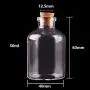 Bouteilles et Jars de Rangement | 20 Pièces Bouteilles en Verre de 50ml/60ml avec Bouchon – Vials pour Épices, Cadeaux, Artisanat Bouteilles et Jars de Rangement | 20 Pièces Bouteilles en Verre de 50ml/60ml avec Bouchon – Vials pour Épices, Cadeaux, Artisanat