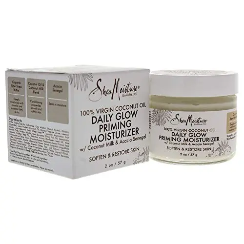 Shea Moisture 100% Virgin Coconut Oil Daily Glow Priming Moisturizer By Shea Moisture for Unisex -Moisturizer, 2 Ounce Shea Moisture 100% Virgin Coconut Oil Daily Glow Priming Moisturizer By Shea Moisture for Unisex -Moisturizer, 2 Ounce