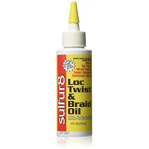 Sulfur8 Loc Twist and Braid Oil, 4 Ounce Sulfur8 Loc Twist and Braid Oil, 4 Ounce