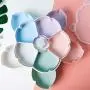 Drehbare Snackbox mit Blumen-Design, Süßigkeiten- und Lebensmittel-Aufbewahrungsbox, Schmuckorganizer, Obstschale, Süßigkeiten-Teller, Compartment-Platte, Hochzeitssüßigkeiten-Teller, Party-Snack-Teller (Mehrfarbig)
