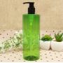 2PCS 500ML 17OZ Green Empty Plastic Pump Bottles with Random Color Pump Head Shower Gel Shampoo Lotion Conditioner Storage Holder Refillable Portable Container Jar for Travel Home Use