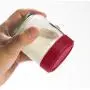 Bocal en verre Cuisipro de 170 ml (Set de 4), Vert/Rouge Bocal en verre Cuisipro de 170 ml (Set de 4), Vert/Rouge