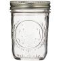 Ball 60000 Half Pint (8 oz.) Regular Mouth Mason Jars w/ Cap - Set of 12 AEP