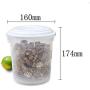 Kitchen Food Storage Tank Storage Jar Multigrain Storage Tank With Lid Plastic Material Suitable For Kitchen Refrigerator