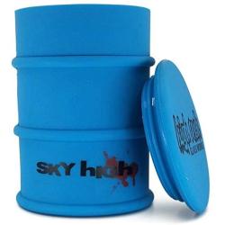 Sky High 160ml Large Blue Barrel Container - 100% food grade silicone, non-stick silicon, small item storage