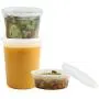 Food Storage Containers with Lids | Foodsavers Deli Containers, Microwave Temperature Resilient, Leak Proof & Reusable - Size - 8 oz x 12-16 oz x 12-32 oz x 12 | Pack of 36