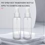 Spray Bottles for Hand Sanitizer, Essential Oils, Perfumes, Cosmetic, Fine Mist sprayer, Clear Plastic, Travel Size, 3.4oz/100ml, Refillable & Reusable (3 Pack)