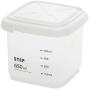 Gotian Kitchen Food Storage Box Refrigerator Container, Plastic Sealed Cans Kitchen Storage Box Transparent Food Canister Keep Fresh Jar (B: 650ML)