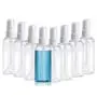 Henscoqi 8er Pack Sprühflaschen, 100ml / 3.38oz Leere Flaschen, Mini Reise Größen Spray Flaschen Zubehör Wiederbefüllbare Behälter Nebelflaschen für Ätherische Öle, Parfüm, M/U-Entferner