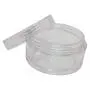 Transparente, klare Make-up-Behälter aus Kunststoff, 2er-Set, 3 Größen (1 Set)