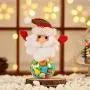 TOYANDONA 4pcs Christmas Candy Jar, Snowman/Bear/Santa Claus/Elk Candy Storage Container Plastic Candy Holder for Home Party Decoration