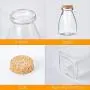The Square Glass Yogurt Jars,Pudding Jars with cork lids, Dessert Glass jars, 4 Oz Glass Jars for Jam,Milk, Honey, Glass Yogurt container with Labels and Strings. The Square Glass Yogurt Jars,Pudding Jars with cork lids, Dessert Glass jars, 4 Oz Glass Jars for Jam,Milk, Honey, Glass Yogurt container with Labels and Strings.