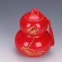 Cereal Containers Ceramic Gourd Storage Canister, Seasoning Tank, 650mL Containers (color : C)