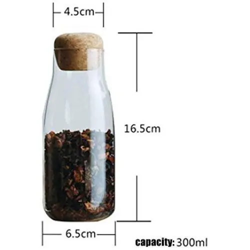 Glasbehälter zur Lagerung – 150/300/600ml Borosilikatbehälter für Restaurants, hitzebeständig, praktischer Lagerkühlschrank.