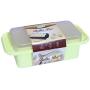 Premium Quality ENRICH Plastic - 500 ml Plastic Microwave safe Food Storage, butter box, bin, container, tiffin, bread/loaf, bread loaves box with lid/cover. Ideal for fridge or kitchen storage unit