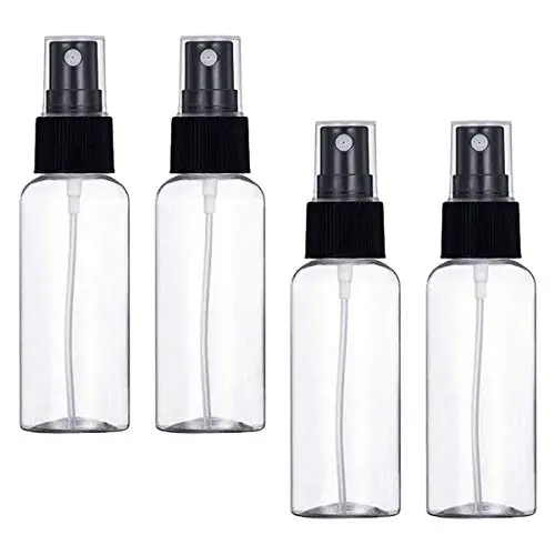 ''Travel Bottles, 30ml Empty Transparent Atomiser for Home Fine Mist Cosmetic Spray Bottles Set, 4Pack Black'' ''Travel Bottles, 30ml Empty Transparent Atomiser for Home Fine Mist Cosmetic Spray Bottles Set, 4Pack Black''