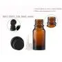 3er Set Amber Glasflaschen mit Orifice Reduzierer und schwarzem Verschluss – Leere Kosmetik- oder Aromatherapie-Behälter/Flaschen, 50 ml/1,7 oz