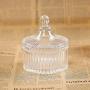 | Storage Bottles & Jars | Glass creative Transparent jewelry box wedding candy box Storage Wedding Ring Trinket Box with Crystal Holder Earring Tank | by HUDITOOLS | 1 PCs