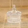 Glasbehälter & -gläser | Kreative transparente Schmuckschatulle, Hochzeitsschatulle mit Kristallhalter für Ringe, Ohrringe, Tank | von HUDITOOLS | 1 Stück