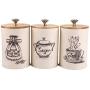 SM SunniMix Metal Canisters Set Dry Food Storage Container for kitchen Counter, Tea Sugar Coffee Canister