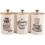 SM SunniMix Metal Canisters Set Dry Food Storage Container for kitchen Counter, Tea Sugar Coffee Canister SM SunniMix Metal Canisters Set Dry Food Storage Container for kitchen Counter, Tea Sugar Coffee Canister