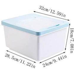 Moisture-Proof Cereal Storage Box, for Storing Rice, Flour, Dry Food, Pet Food and More, Container Grain Organizer Insect-Proof Plastic Rice jar