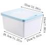 Moisture-Proof Cereal Storage Box, for Storing Rice, Flour, Dry Food, Pet Food and More, Container Grain Organizer Insect-Proof Plastic Rice jar