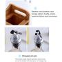 Glass Vinegar And Oil Pourer Bottle,Olive Oil Dispenser,Nordic Luxury Home Ceramic Seasoning Jar,Multifunctional Kitchen Storage Rack,Large-Capacity Seasoning Jars Are Easy To Clean,D