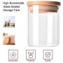 1CAwindwinevine Transparent High Borosilicate Glass Kitchen Storage Bottle Store Food Ingredient Candy Biscuit Storage Jar Organization