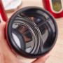 Coffee Beans Sealed Cans Creative Stainless Steel Storage Tank Kitchen Snacks Sealed Cans Red Tea Candy Box Wedding With Gifts (red) Kitchen Storage (Color : Red, Size : 1.5L)