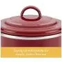 Boîte à graisse de bacon en émail sur acier - 4 pouces, rouge (Pack de 2) Boîte à graisse de bacon en émail sur acier - 4 pouces, rouge (Pack de 2)