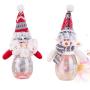 Vosarea Christmas Candy Gift Box Party Candy Sweet Jar Xmas Candy Gift Jar with Doll
