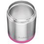 Vacuum Insulated Food Jar 24-Ounce - 100% Stainless Steel Interior - Leak Proof Soup Jar & Food Storage Container, Pink
