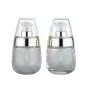 2 Pcs (30ml/1oz) Egg Shape Frost Glass Lotion Bottle with Silver Ring Refillable Empty Bottle Portable Empty Bottle Pot Makeup Holder Travel Sub Bottling for Lotion Essence Emulsion Essence Serum 2 Pcs (30ml/1oz) Egg Shape Frost Glass Lotion Bottle with Silver Ring Refillable Empty Bottle Portable Empty Bottle Pot Makeup Holder Travel Sub Bottling for Lotion Essence Emulsion Essence Serum