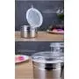Contenant/Récipient pour Café en Métal Durable en Acier au Carbone/Acier Inox avec Verre Transparent Design Moderne pour Café, Café Moulu, Épices et Plus Encore (1512.5cm) Contenant/Récipient pour Café en Métal Durable en Acier au Carbone/Acier Inox avec Verre Transparent Design Moderne pour Café, Café Moulu, Épices et Plus Encore (1512.5cm)