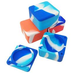 Silicone Container Nonstick Wax Box 37ml Containers Unbreakable Big Square Food Grade Storage Jars Dab Concentrate Oil Holder (2)