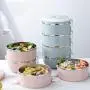 Thermos Food Jar Multi-storey Thermos Stainless Food Flask,Leakproof Insulated Food Containers,Portable Bag (Color : Pink, Size : 1400ml) Thermos Food Jar Multi-storey Thermos Stainless Food Flask,Leakproof Insulated Food Containers,Portable Bag (Color : Pink, Size : 1400ml)