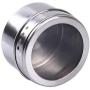 DSWSSH Decorative Jewelry Boxes Magnetic Spice Holder Stainless Steel Pot Herb Storage Jar Box Cookware Stand Dustproof Visible Spice Jar Burette