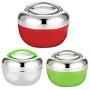 Boîte de Repas Thermique Portable en Inox 0.8L Double Couche pour Yamatals, Pique-Nique, Travail, École, Extérieur - Couleur Aléatoire. Boîte de Repas Thermique Portable en Inox 0.8L Double Couche pour Yamatals, Pique-Nique, Travail, École, Extérieur - Couleur Aléatoire.