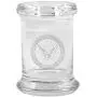 Clear Glass Herb Stash Jar and Lid 2.75 oz with US Navy from Smoke Promos