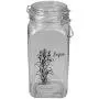 Home Basics Ludlow 53 oz. Glass Canister with Metal Clasp, Airtight Lids for Sugar Storage, Clear (3) Home Basics Ludlow 53 oz. Glass Canister with Metal Clasp, Airtight Lids for Sugar Storage, Clear (3)