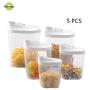 | Storage Bottles & Jars | 5pcs/set Plastic Food Storage Box Sealed Crisper Grains Tank Storage Sorting Food Box Container with with Pour Lid Kitchen Tool | by HUDITOOLS | 1 PCs