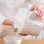 Plastic Storage Jars Airtight Canisters for Bulk Food Storage Kitchen & Household Organization for Dry goods