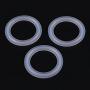 1.5" Silicone Sealing Gasket Ring Washer(10pcs/Set),Sanitary Clamp Ferrule,Suitable for The Stainless Steel Piping System in Dairy,Food,Beer, Beverage