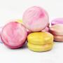 Healthcom 12 Pcs Tinplate Empty Tins Colorful Macarons Candy Box DIY Candle Tin Jars Empty Round Tin Cans Travel Storage Jars Cosmetic Sample Containers for Spice Candies Gifts