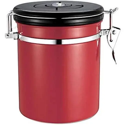 Bouteilles de Conservation Scellées pour Graines de Café, Pots de Conservation en Acier Inoxydable, Fermeture à Boucle, Stockage de Cuisine (Couleur : Argent, Taille : 15,6X11,8CM) Bouteilles de Conservation Scellées pour Graines de Café, Pots de Conservation en Acier Inoxydable, Fermeture à Boucle, Stockage de Cuisine (Couleur : Argent, Taille : 15,6X11,8CM)